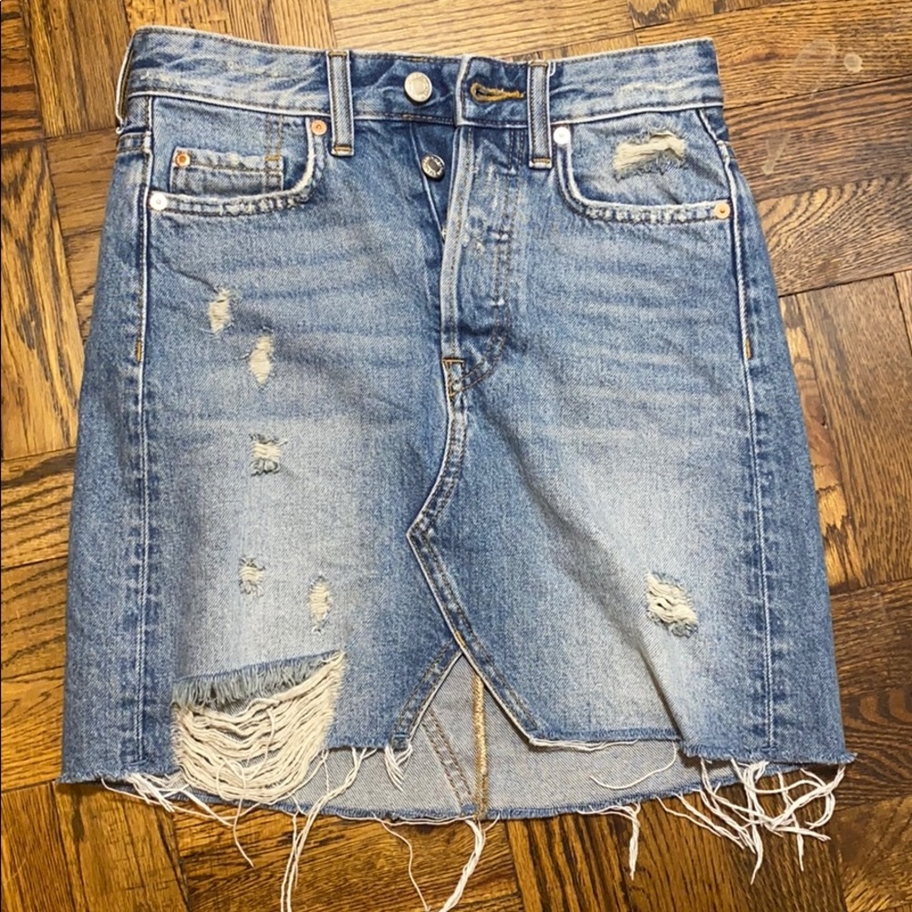 denim skirt